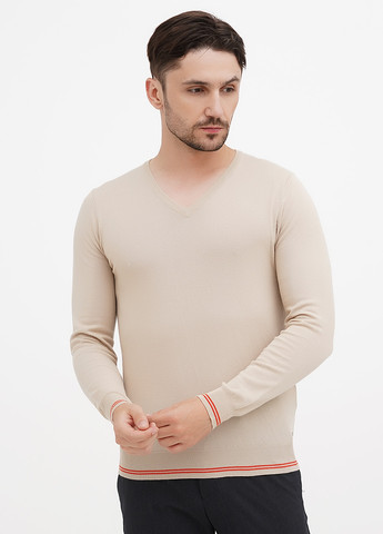 Светло-бежевый демисезонный пуловер пуловер Liu Jo
