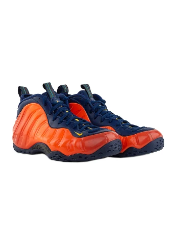 Оранжевые демисезонные кроссовки air foamposite 1 Nike