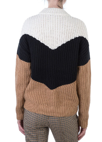 Комбинированный зимний свитер Oui