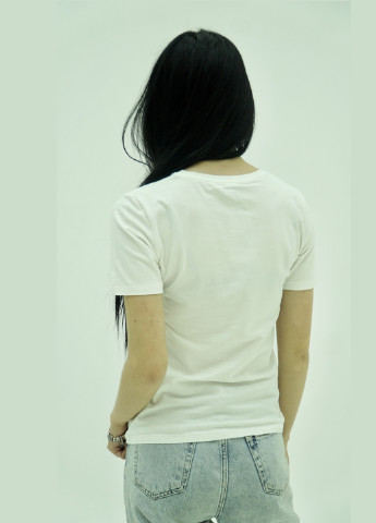 Біла літня футболка жіноча Karl Lagerfeld