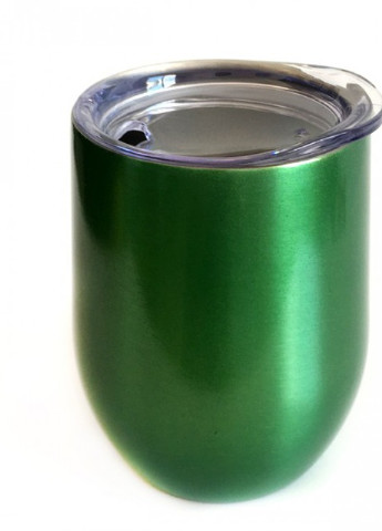 Металлическая термочашка / tumbler Зеленая, с крышкой, 350 мл More (253888710)