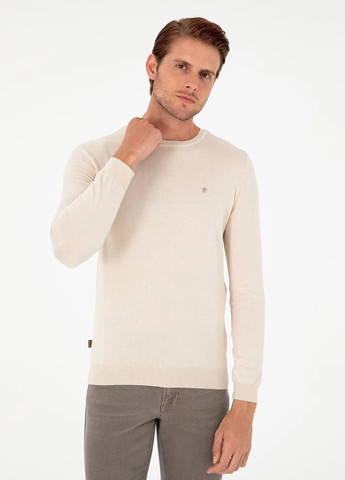 Бежевый демисезонный джемпер джемпер Pierre Cardin