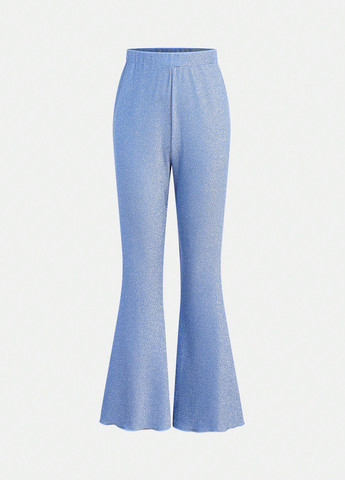 Голубой летний костюм (топ, брюки) SHEIN