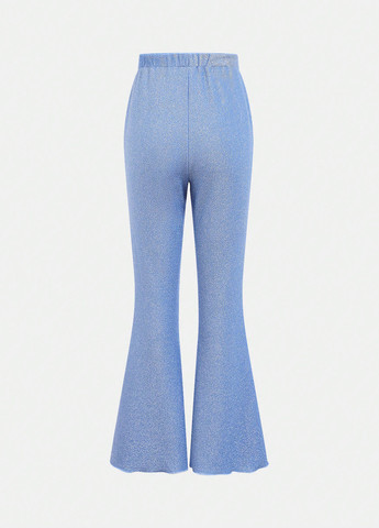 Голубой летний костюм (топ, брюки) SHEIN