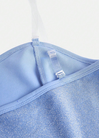 Голубой летний костюм (топ, брюки) SHEIN