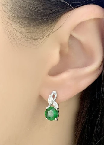 Сережки Silver Flame (152533540)