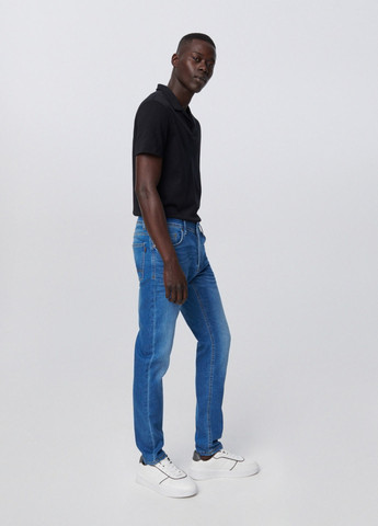 Синие демисезонные прямые джинсы Reserved