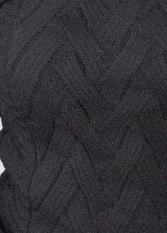 Черный зимний свитер хомут Time of Style