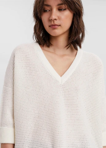 Білий демісезонний светр Vero Moda