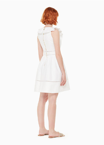 Білий кежуал сукня кльош Kate Spade однотонна