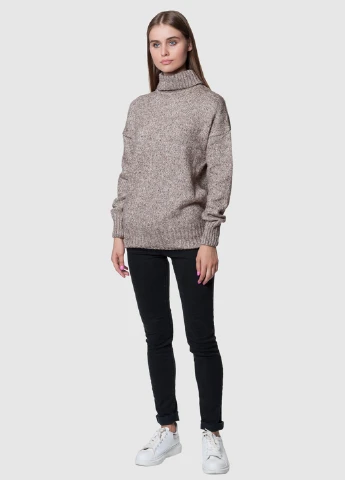 Бежевий демісезонний светр жіночий Arber Roll-neck WL1 WTR-85