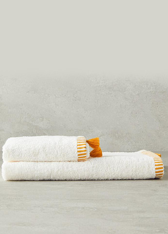 English Home полотенце для рук, 30х45 см полоска желтый производство - Турция