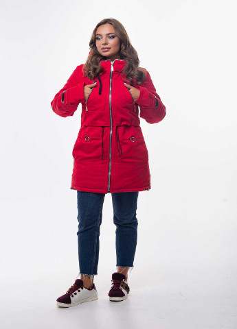 Красная зимняя зимняя куртка ALLY
