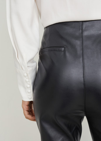 Черные кэжуал демисезонные клеш брюки C&A