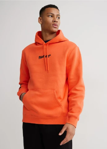 Худі фліс,морквяний, H&M (255170804)