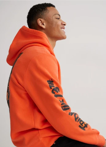 Худі фліс,морквяний, H&M (255170804)