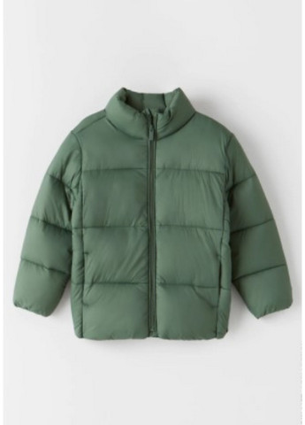 Оливкова (хакі) демісезонна куртка для хлопчика Zara