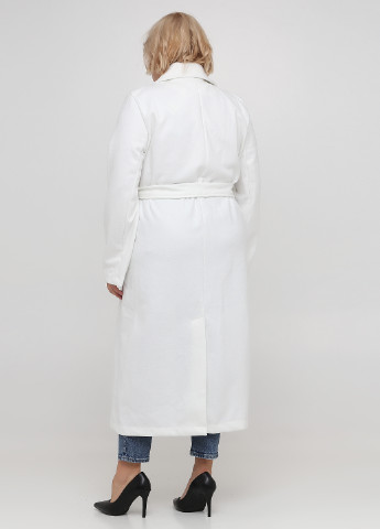Белое демисезонное Пальто однобортное Boohoo