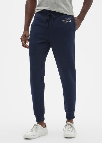 Темно-синие спортивные демисезонные джоггеры брюки Gap