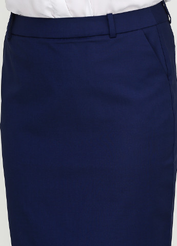 Темно-синяя кэжуал юбка Sassofono мини