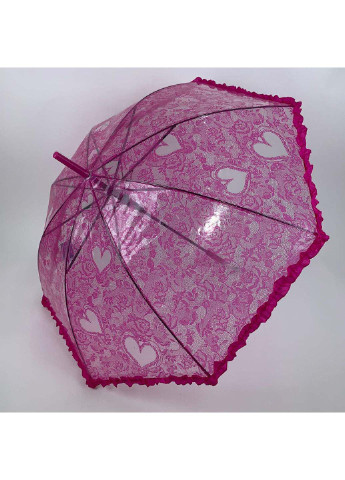Зонт SL 18102-5 трость малиновый