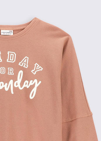 Песочный лонгслив Coccodrillo