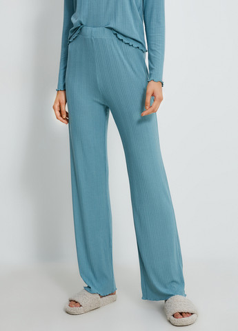 Блакитна всесезон піжама (лонгслів, брюки) лонгслив + брюки KOTON