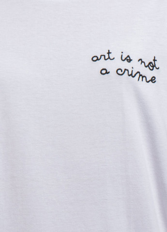 Біла футболка з принтом на спині Ko Samui - (250382530)