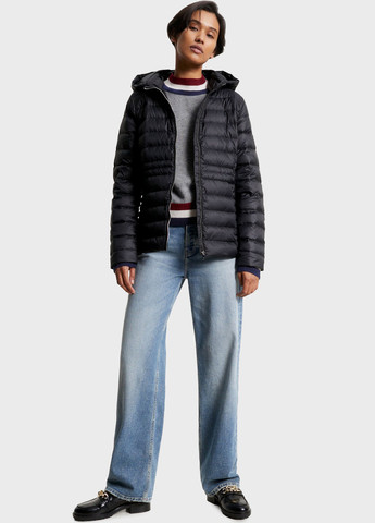 Чорний демісезонний Пуховик Tommy Hilfiger