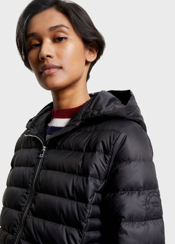 Чорний демісезонний Пуховик Tommy Hilfiger