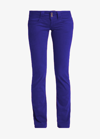 Светло-синие джинсовые демисезонные прямые брюки Pepe Jeans