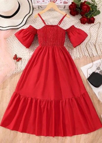 Красное платье SHEIN (316506173)