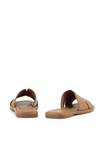 Коричневые шлепанцы Le'BERDES