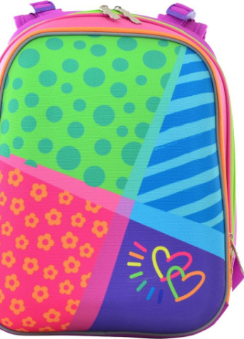 Рюкзак школьный каркасный H-12 Bright colors (554581) 1 Вересня (205765930)