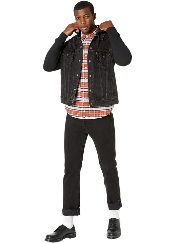 Чорна демісезонна куртка Levi's