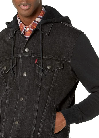 Чорна демісезонна куртка Levi's