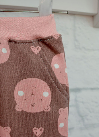 Коричневые домашние, повседневный демисезонные джоггеры брюки Blanka