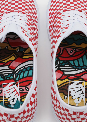 Красные кеды Vans VN0A5KS97051 с логотипом