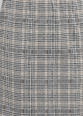 Черно-белая кэжуал с абстрактным узором юбка Peppercorn карандаш