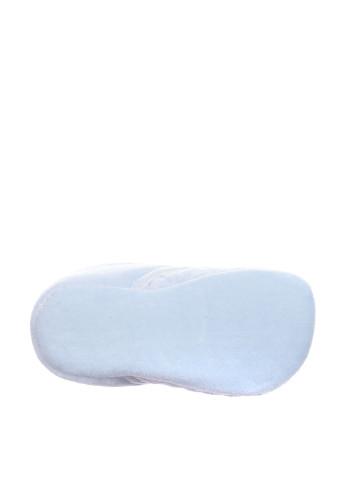 Бледно-голубые пинетки Armani с вышивкой