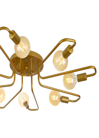 Люстра з золотистим покриттям на 8 лампочок BR-01 617C/8 E27 G Brille (251290877)