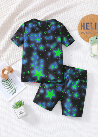 Комбінована всесезон піжама (футболка, шорти) футболка + шорти SHEIN