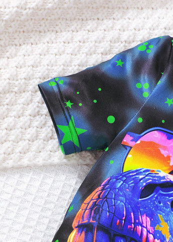 Комбінована всесезон піжама (футболка, шорти) футболка + шорти SHEIN