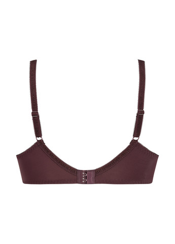 Темно-бордовый балконет бюстгальтер Hunkemoller с косточками полиамид