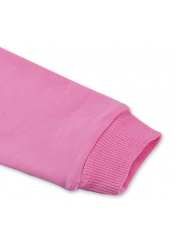 Синій демісезонний костюм десткий з дівчинкою і штанцями в квіточку (8075-80 / g-pink) Breeze