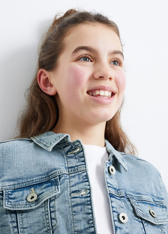 Голубая демисезонная куртка C&A