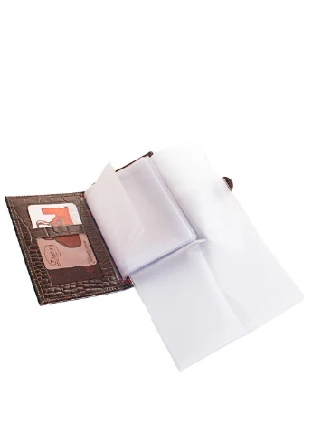Мужской кожаный органайзер для документов 9,5х13,8х2 см Desisan (250097462)