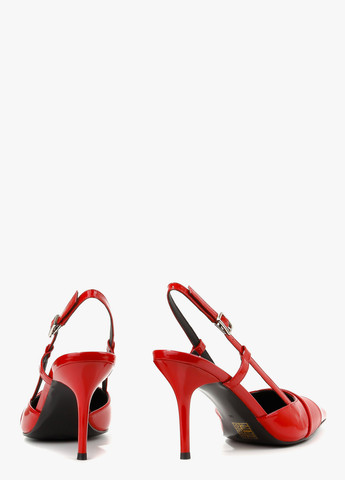 Le'BERDES Туфлі слінгбекі червоний з натуральна шкіра, україна — літо (322646261)