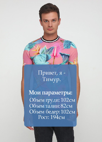 Комбинированная футболка Asos