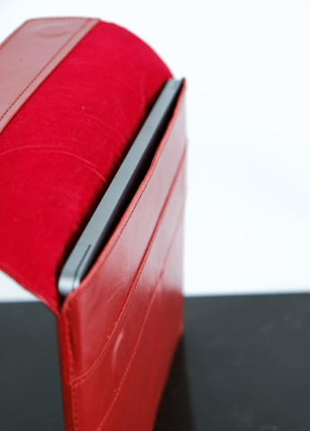 Кожаный чехол для MacBook Air/Pro 13. Кейс из натуральной кожи для Макбука Эир/Про красный. Папка на магнитах Kozhanty (232535121)